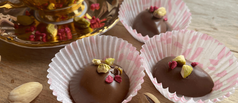 Рецепт с фото шоколадных конфет без сахара