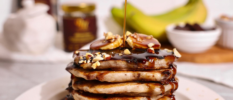 Банановые ПП панкейки: вкусный завтрак за 5 минут